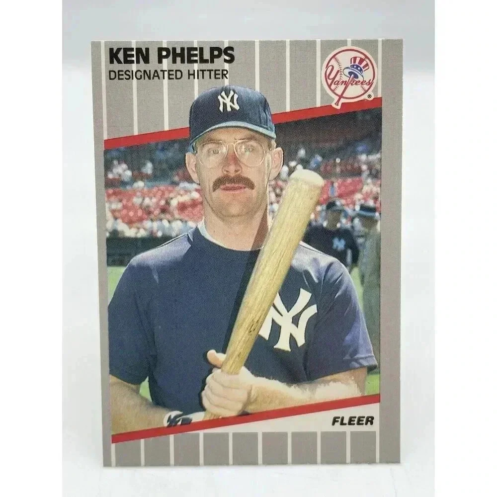 Ken Phelps #264 New York Yankees 1989 Fleer MLB TCG Mint